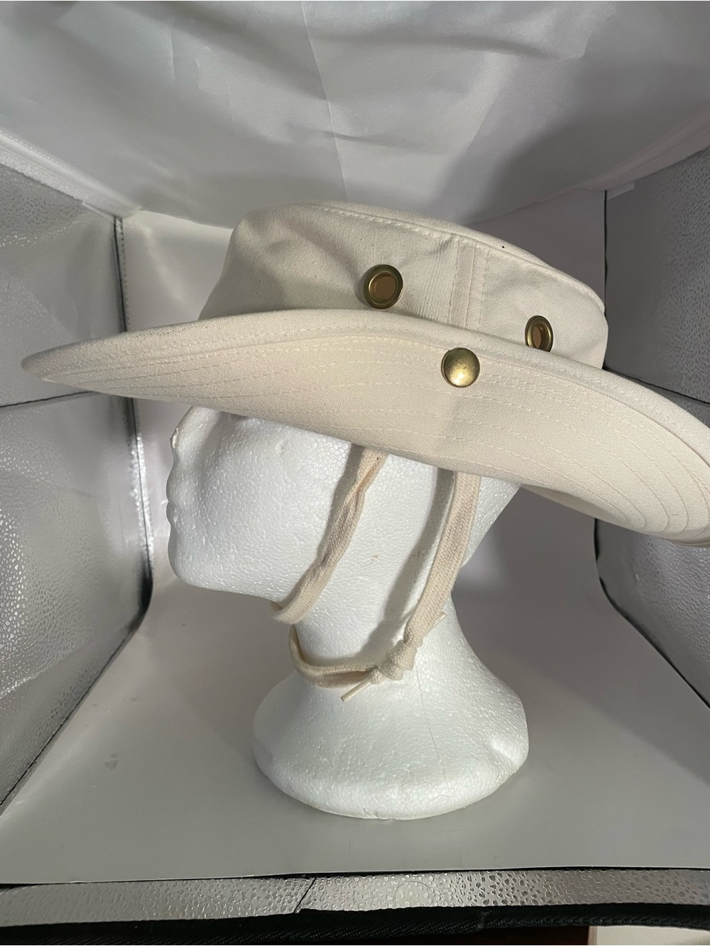 Ultimate Classic Cotton Duck Hat Brass Grommets side snap buttons New Sun Hat